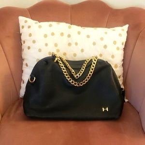 Halston Leather Handbag